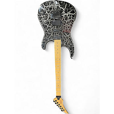 Used Kaman APPLAUSE BLACK CRACKLE Solid Body Electric Guitar