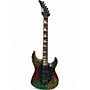 Used Kaman Applause GTX 23 Rainbow Crackle Solid Body Electric Guitar Rainbow Crackle