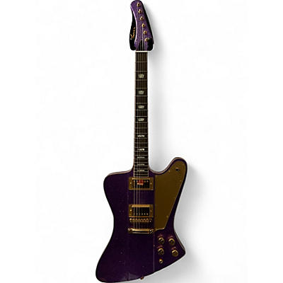 Used Kauer Guitars BANSHEE Amethyst Purple Sparkle Solid Body Electric Guitar