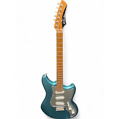 Kauer Guitars Used Kauer Guitars Electroliner Sky Blue Flake Solid Body Electric Guitar