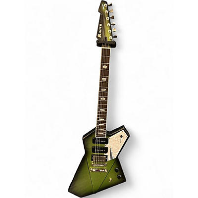 Used Kauer Guitars Gripen Green Flake Burst Solid Body Electric Guitar