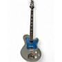 Used Kauer Guitars Starliner Silver and Blue Solid Body Electric Guitar Silver and Blue