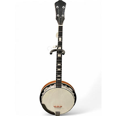 Used Kay 1960's Kay 5 String Banjo Brown Banjo