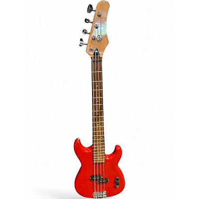 Used Kay Gremlin Candy Apple Red Electric Bass Guitar