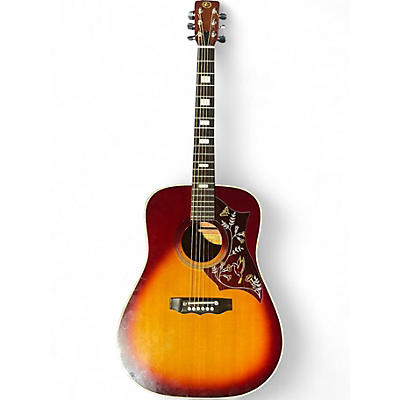 Used Kay K590 Cherry Sunburst Acoustic Guitar