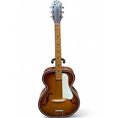 Used Kay L2858 2 Color Sunburst Acoustic Electric Guitar