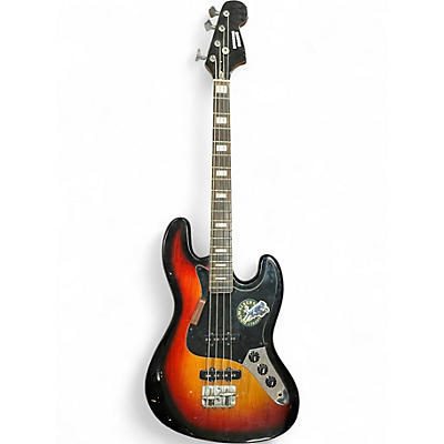 Used Kay Short Scale J Style Sunburst Electric Bass Guitar