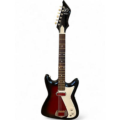 Used Kay VANGUARD Cherry Sunburst Solid Body Electric Guitar
