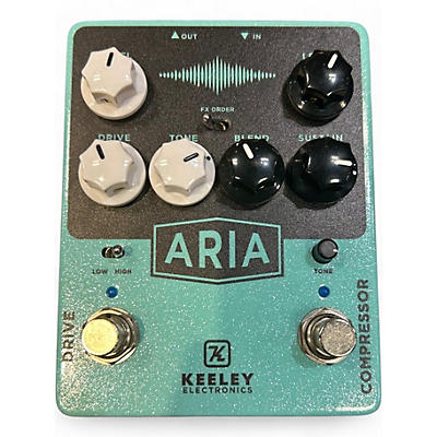 Used Keeley Aria Compressor and Overdrive Effect Pedal