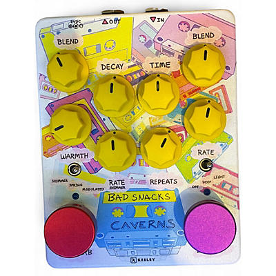 Used Keeley CAVERNS (Bad Snacks) LTD. Effect Pedal