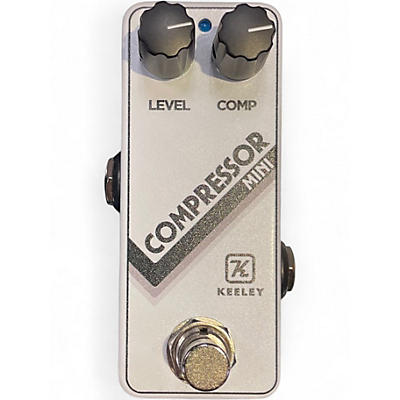 Used Keeley Compressor Mini Limited-Edition Arctic White Effect Pedal