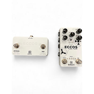 Used Keeley ECCOS W/ EXTERNAL FOOTSWITCH Effect Pedal