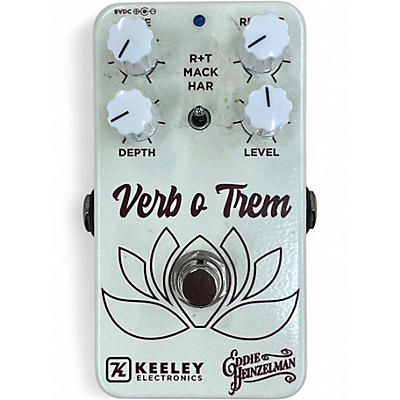 Used Keeley Eddie Heinzelman Verb-o-Trem Effect Pedal