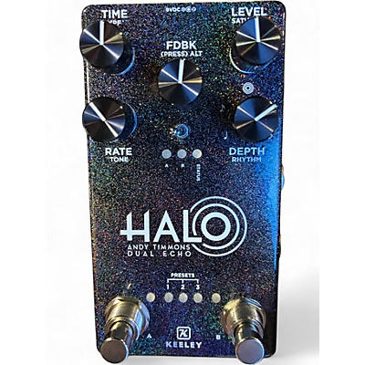 Used Keeley HALO DUAL ECHO Effect Pedal