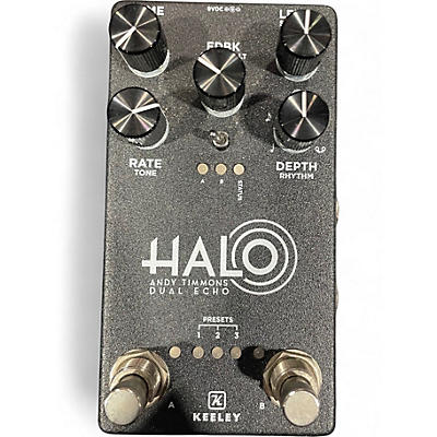 Used Keeley Halo Andy Timmons Dual Echo Effect Pedal Package