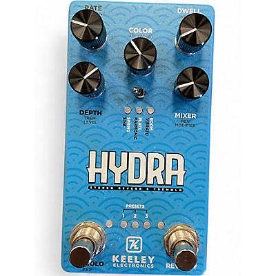 Used Keeley Hydra Stereo Reverb and Tremolo Effect Pedal