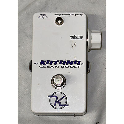 Keeley Used Keeley KATANA CLEAN BOOST V2 Effect Pedal