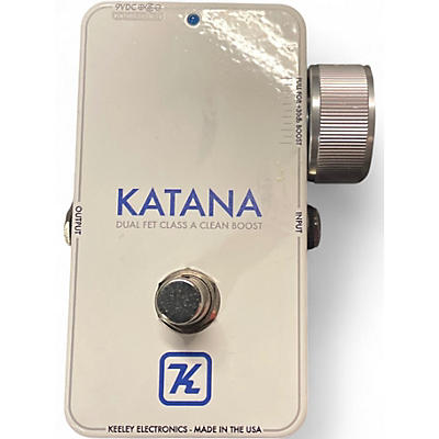 Used Keeley KATANA DUEL FET CLASS A CLEAN BOOST Pedal