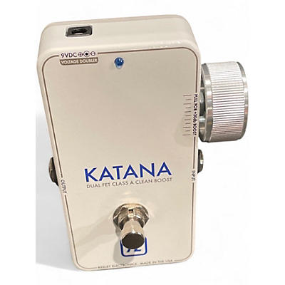 Used Keeley Katana Clean Boost Effect Pedal