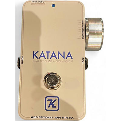 Used Keeley Katana Clean Boost Effect Pedal
