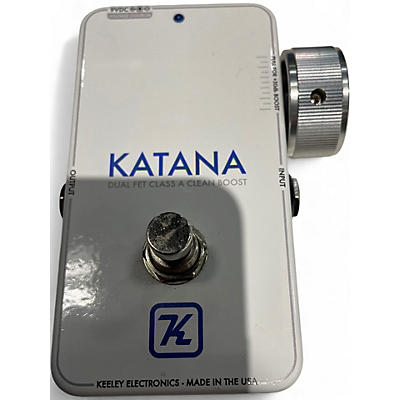 Used Keeley Katana Clean Boost V2 Effect Pedal