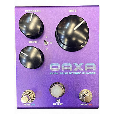 Used Keeley OAXA Dual True Stereo Phaser Effect Pedal