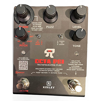 Used Keeley Octa Psi Transfigurating Fuzz Effect Pedal