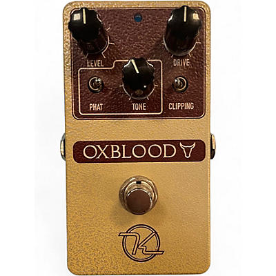 Used Keeley Oxblood Overdrive Effect Pedal