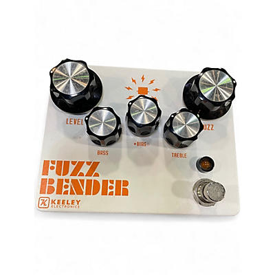 Used Keeley fuzz bender white Effect Pedal