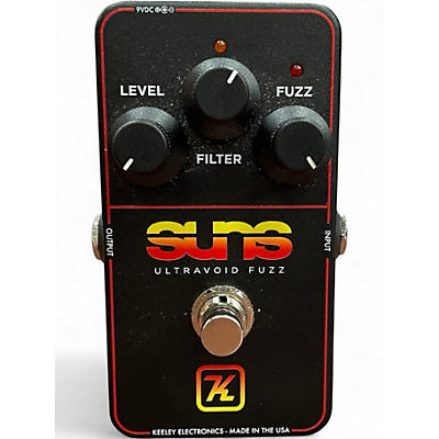 Used Keeley ultravoid fuzz Effect Pedal
