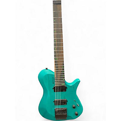 Used Keisel Zeus  Trans Green Solid Body Electric Guitar