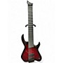 Used Keisel kyber headless multiscale 8 Crimson Red Burst Solid Body Electric Guitar Crimson Red Burst