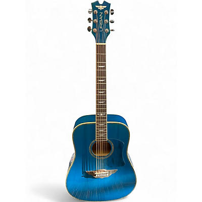 Used Keith Urban AMERICAN VINTAGE LTD EDITION Blue Acoustic Guitar