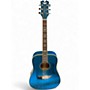 Used Keith Urban AMERICAN VINTAGE LTD EDITION Blue Acoustic Guitar Blue