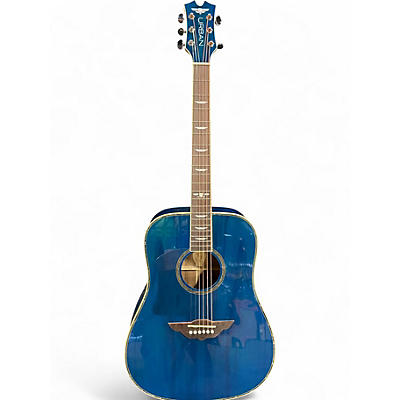 Used Keith Urban American Vintage Blue Acoustic Guitar