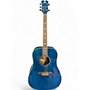 Used Keith Urban American Vintage Blue Acoustic Guitar Blue