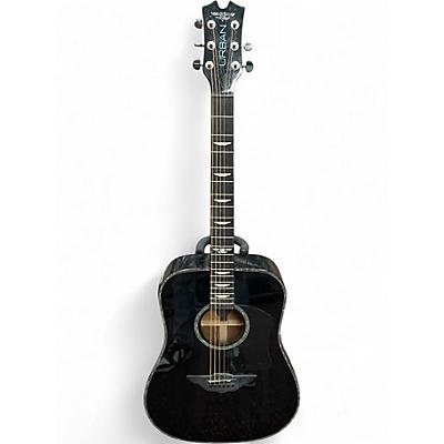 Used Keith Urban Black Label Platinum Black Acoustic Electric Guitar