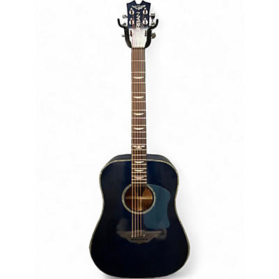 Used Keith Urban Black Label Platinum Dark Blue Acoustic Electric Guitar