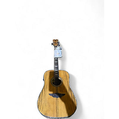 Used Keith Urban Black label platinum  Trans Brown Acoustic Electric Guitar