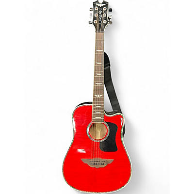 Used Keith Urban JUNIOR PLAYER RED Acoustic Guitar