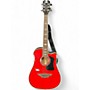 Used Keith Urban JUNIOR PLAYER RED Acoustic Guitar RED