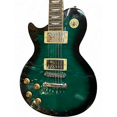 Used Keith Urban LIGHT THE FUSE LEFT HANDED Blue Burst Solid Body Electric Guitar