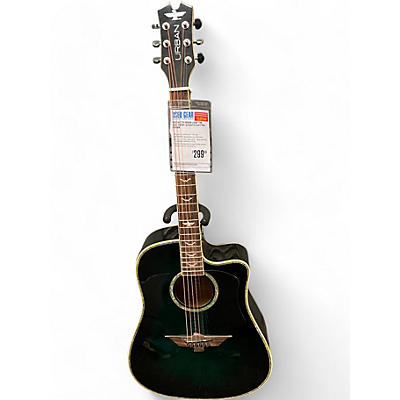 Keith Urban Used Keith Urban Light The Fuse Ebony Acoustic Electric Guitar