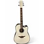 Used Keith Urban Night Star White Acoustic Electric Guitar White