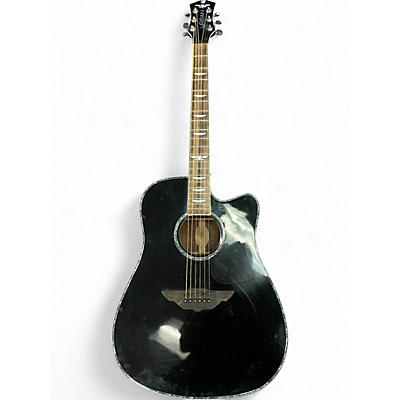 Used Keith Urban Player Black Acoustic Guitar