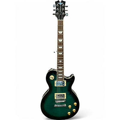 Used Keith Urban single cut Green Solid Body Electric Guitar