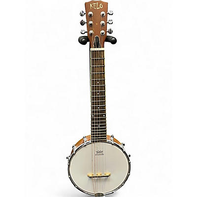 Used Kelo Mini Banjitar Natural Banjolele