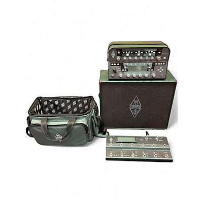 Used Kemper PROFILER PACKAGE WITH CONTROLLER AND CABINET Solid State Guitar Amp Head