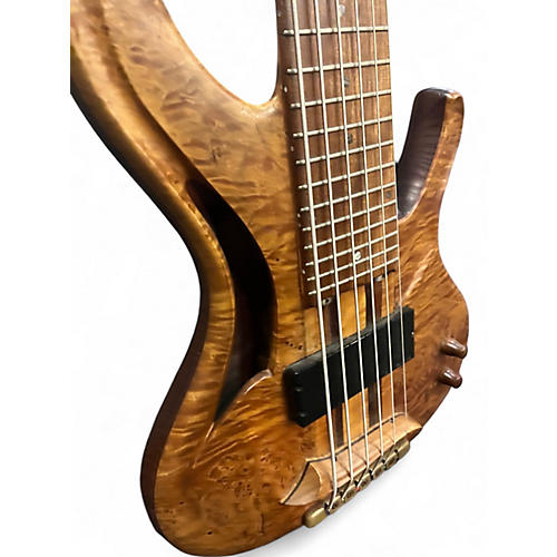 Used Ken Bebensee MasterBuild Antique Natural Electric Bass Guitar Antique Natural