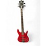 Used Ken Smith Burner Crimson Red Trans Electric Bass Guitar Crimson Red Trans